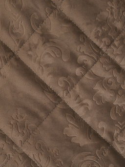 Набор покрывало и чехлы на подушку - Кристалл, цвет коричневый 220x240