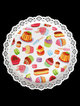 Поднос круглый 30x2,5 см / JCA168 /уп 120/ - Галеонтрейд фото 10