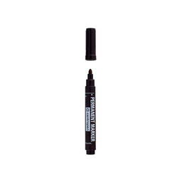 Маркер перманент. Centropen DRY SAFE 2,5 мм черный круглый 1 шт