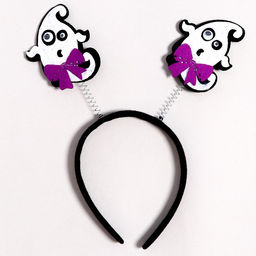 Цена за 2 шт. Карнавальный ободок «Привидение» на Хеллоуин