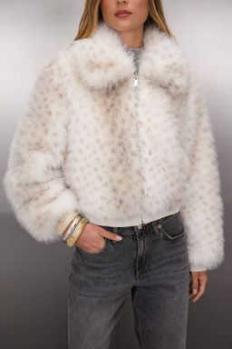 Kahverengi Oversize Kal?p Lastik Detayl? Bomber Kurk Mont TWOAW25MO00038 - Trendyolmilla фото 13