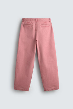 PANTAL?N RELAXED FIT PLIEGUES LIMITED EDITION / Rosa palo - Zara фото 8