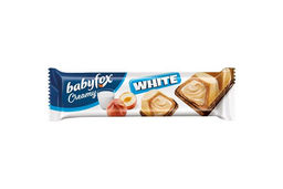 BabyFox, вафельный батончик Creamy White, 18,2 г (упаковка 24 шт)
