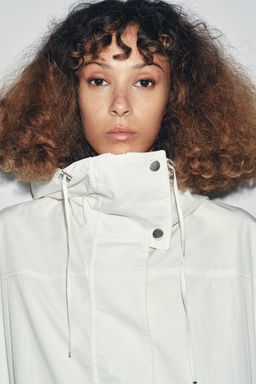 OVERSIZE MULTI-POSITION HOODED PARKA ZW COLLECTION - Zara фото 13