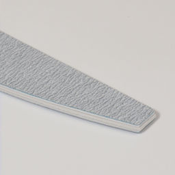 Цена за 3 шт. Пилка для ногтей, лодочка, 180/200 грит, 18 см, серая