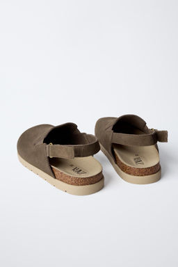 LEATHER CLOGS - Zara фото 4