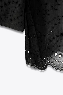 ZW COLLECTION EMBROIDERED BLOUSE - Zara фото 9