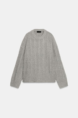 SOFT CABLE KNIT JUMPER - Zara фото 6
