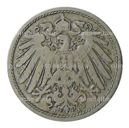 Монета 10 пфеннигов 1896 года A Германия