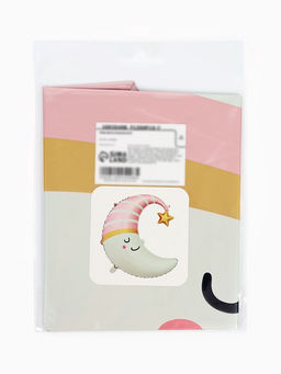 Цена за 2 шт. Воздушный шар фольгированный 28" «Розовый месяц»