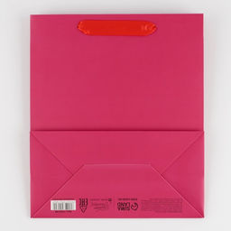 Пакет подарочный ламинированный, упаковка, «Фуксия», ML 23 х 27 х 11.5 см