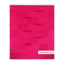 Тетрадь 48 листов в клетку Calligrata Мозаика, обложка мелованный картон, блок №2, белизна 75% (серые листы), МИКС фото 8