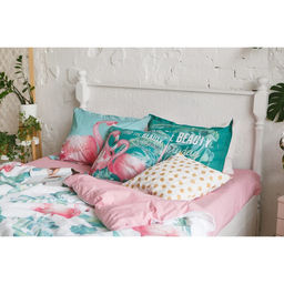 Постельное бельё Этель 2 сп Фламинго 175х215 см, 200х220 см, 50х70+3 см - 2 шт  фото 28