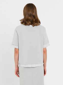 Футболка с эффектом многослойности