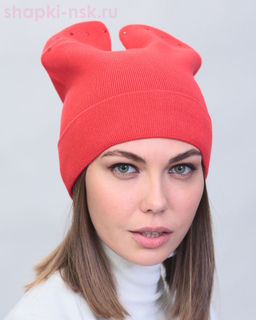 S 711 Шапка с ушками (56-58)