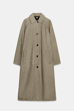 ZW COLLECTION LIMITED EDITION WAXED TRENCH COAT - Zara фото 4