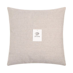 Наволочка декоративная Этель рогожка 45*45 см бежевый 100% п/э  фото 11