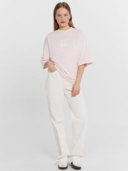 Футболка женская розовая с принтом Yoshki-Matryoshki trash only - Mark formelle фото 4