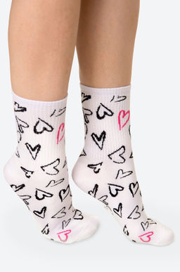 Женские носки из натурального хлопка 2 пары Happy Fox  фото 2