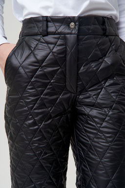 Брюки утепленные из стежки арт. 5039 черный - Azzarti фото 6