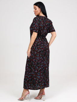 514 ПЛАТЬЕ-ХАЛАТ (Темно-синий) - А-дина фото 4