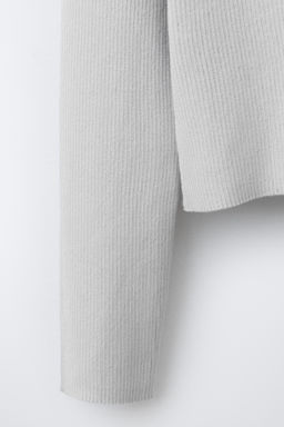 CHAQUETA PUNTO CANAL? / Gris vigor? - Zara фото 4