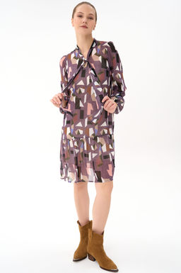 Платье Нежный акцент 2 (лиловый)