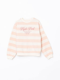 Bisiklet Yaka K?z ?ocuk Sweatshirt