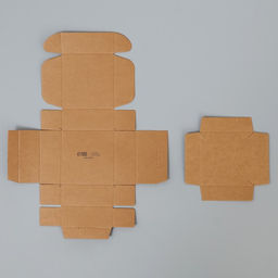 Цена за 5 шт. Коробка под бижутерию, упаковка, «Крафт», 7.5×7.5×3 см