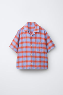 CAMISA CUADROS R?STICA / Rojo - Zara фото 2