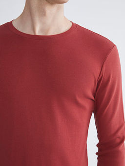 Bisiklet Yaka Basic Uzun Kollu Erkek Ti??rt