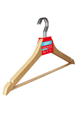 Набор вешалок деревянных для одежды 3шт размер 42-54 Dora арт.2009-010