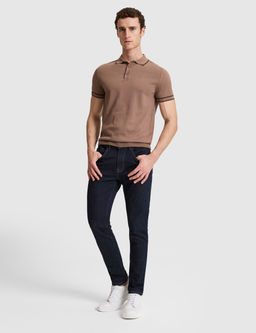 Vizon Slim Fit %100 Pamuk D__meli Polo Yaka Triko Ti__rt