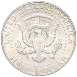 Монета 1/2 доллара (50 центов) 1968 года D США