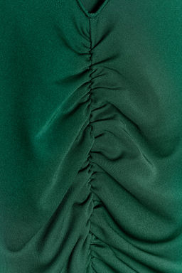 VESTIDO MIDI HALTER / Verde oscuro - Zara фото 7