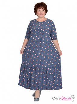 Платье Модель №650 размеры 44-84 - Plusmoda фото 6