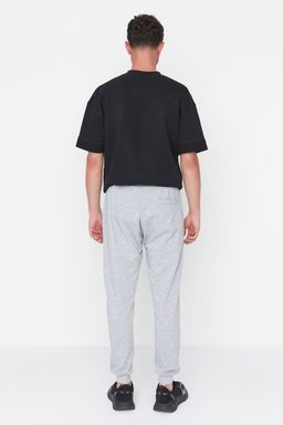 TRENDYOL MAN Siyah Basic Regular/Normal Kesim Lastik Paca Jogger Esofman Alt? TMNSS20EA0053 - Trendyolmilla фото 6