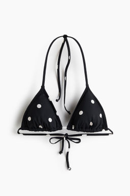 Top de bikini triangular con relleno
