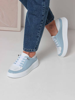 Кеды 163.P.LusiR2w. Голубой белый