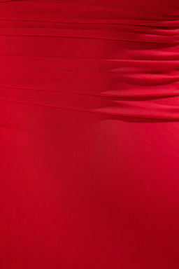 TRENDYOLMILLA Siyah Vucuda Oturan Astarl? Tul Orme Abiye Elbise TPRSS25AE00040 фото 7