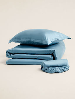 Пододеяльник 2-спальный SL Home, 200220 см, серо-голубой, тенсель - Sima-land home фото 8