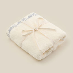 Полотенце махровое SL HOME: Floral «Айвори» 30×60 см, хлопок 100%, бежевое