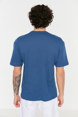 TRENDYOL MAN Bordo Oversize/Genis Kesim Bask?l? %100 Pamuklu T-Shirt TMNSS20TS1099 - Trendyolmilla фото 2