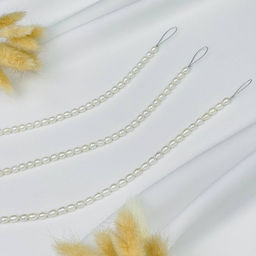 Бусины для украшенийиз белого Жемчуга 38 см