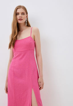 Платье-макси с разрезом