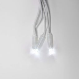 ULD-B3010-200/TWK WHITE IP67 Бахрома светодиодная с эффектом мерцания, 3м. Соединяемая. 200 светодиодов. Белый свет. Провод белый. TM Uniel.