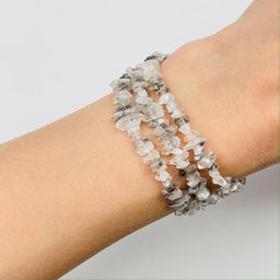 Бусины для украшений из Херкимерского Алмаза 40 см