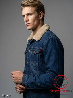 Куртка джинсовая утепленная с мехом демисезонная