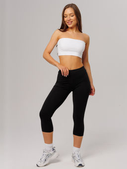 Трикотажные женские бриджи LINGEAMO черные КБ-24 (7)  фото 14