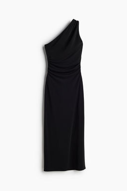 Vestido de un hombro en punto - H&m фото 5
